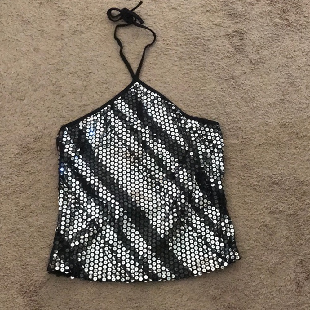 Express Sequins Top. Size S - image 1